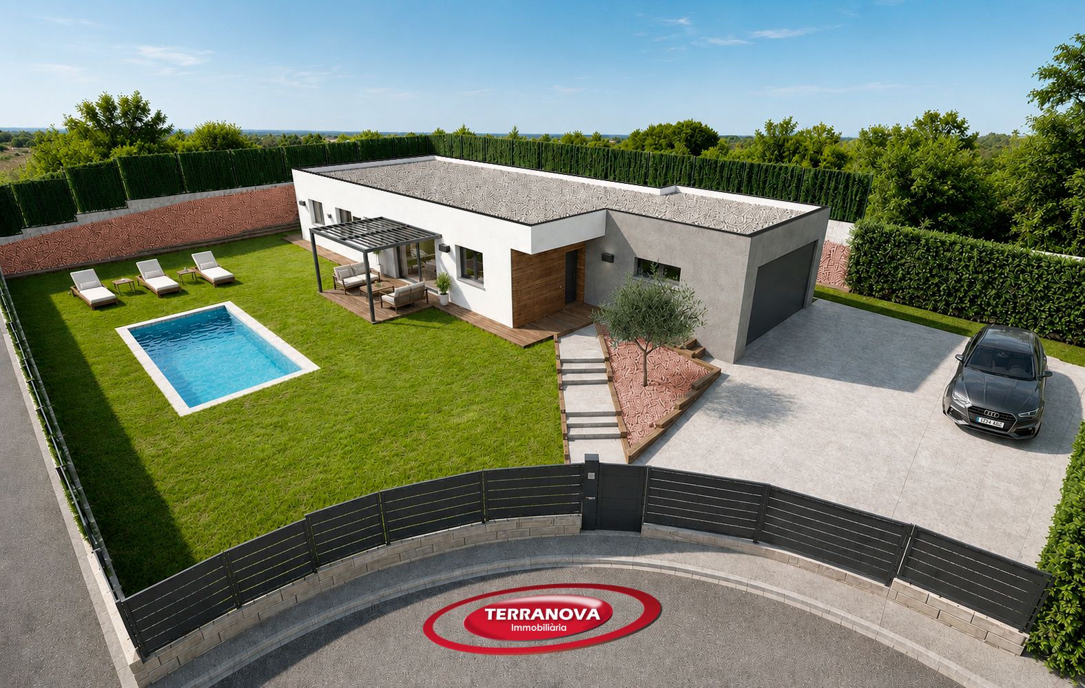 OBRA NUEVA, VIVIENDA UNIFAMILIAR AISLADA A 4 VIENTOS EN CAN CAMP
